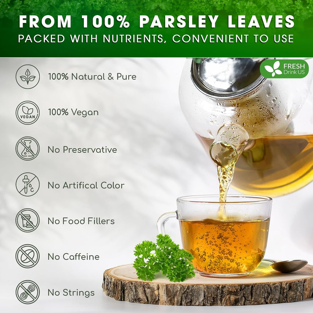 Premium Parsley Leaf Tea Bags, 100% Natural & Pure from Parsley Leaves. | | Wiccan Center