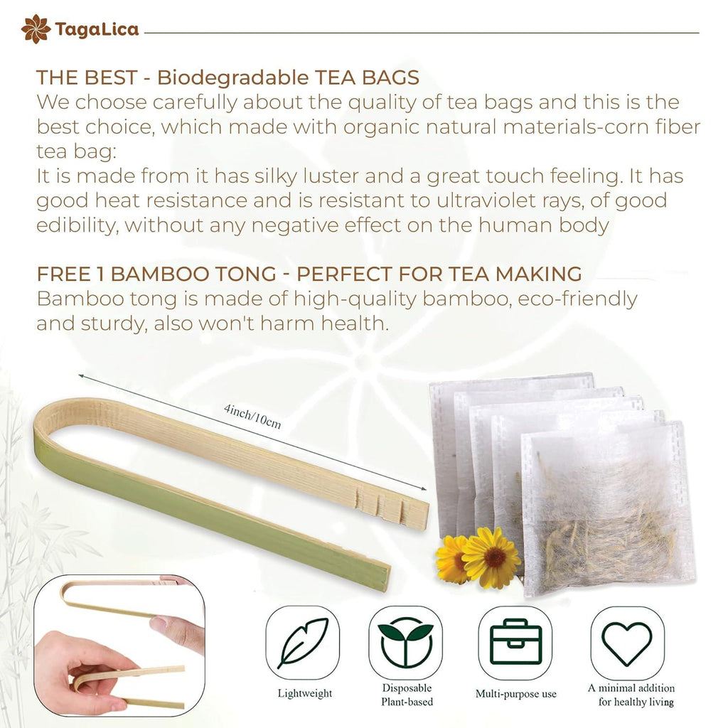 Premium Licorice Root Tea Bags, 100% Natural, Pure Licorice Root, Eco-Conscious Tea Bags, Licorice Root Herbal Tea, Licorice Root Tea. No Sugar, No Caffeine, No Gluten, Vegan | Tea | Wiccan Center