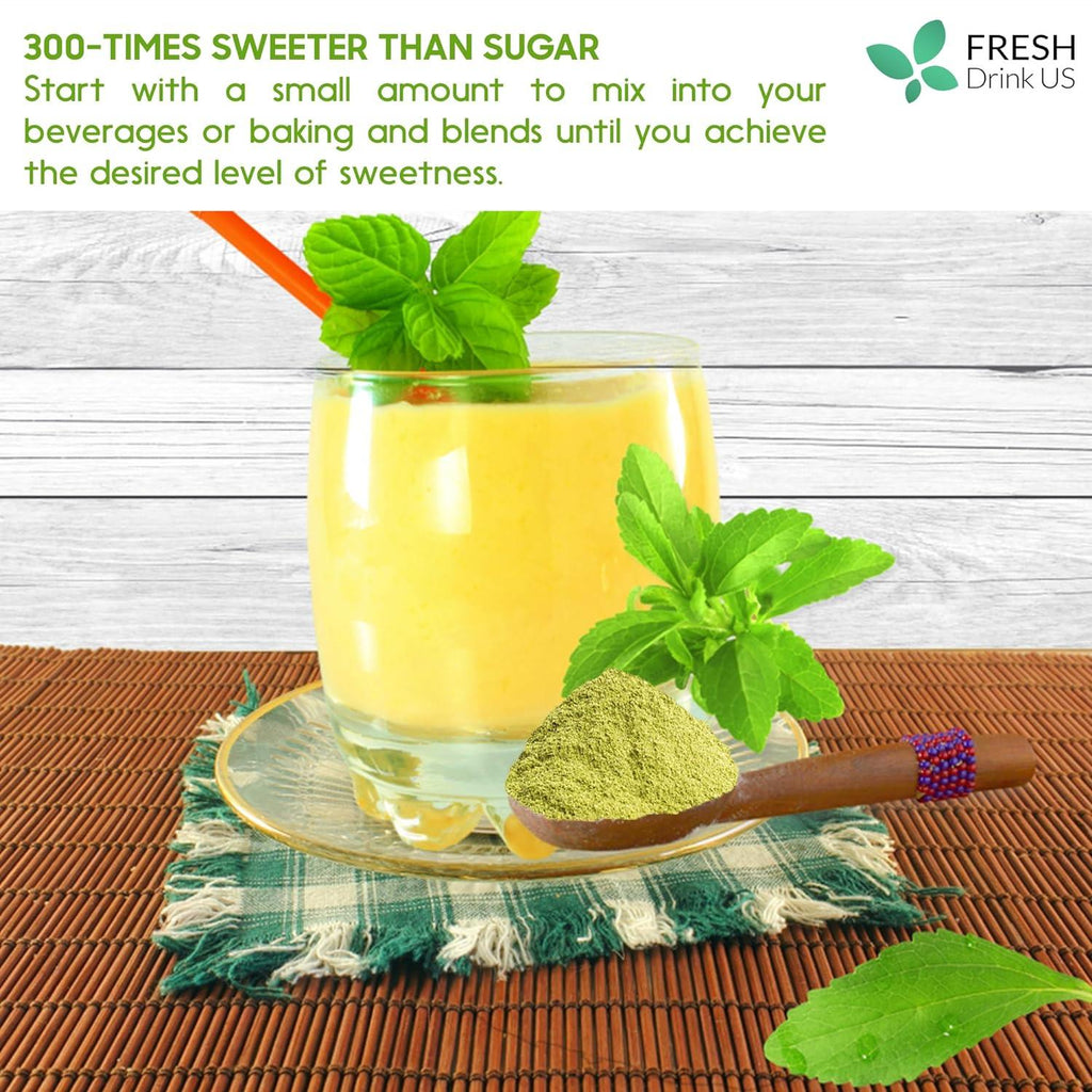 Stevia Leaf, Whole Dried Leaves, Tea Bags, Powder, 100% Natural and Pure from Stevia Leaves. Sugar Substitute for Tea, Coffee. Loose Leaf Stevia Herbal Tea. Zero Calorie Sweetener. No Sugar, No Caffeine, No Gluten, Vegan. | Tea | Wiccan Center