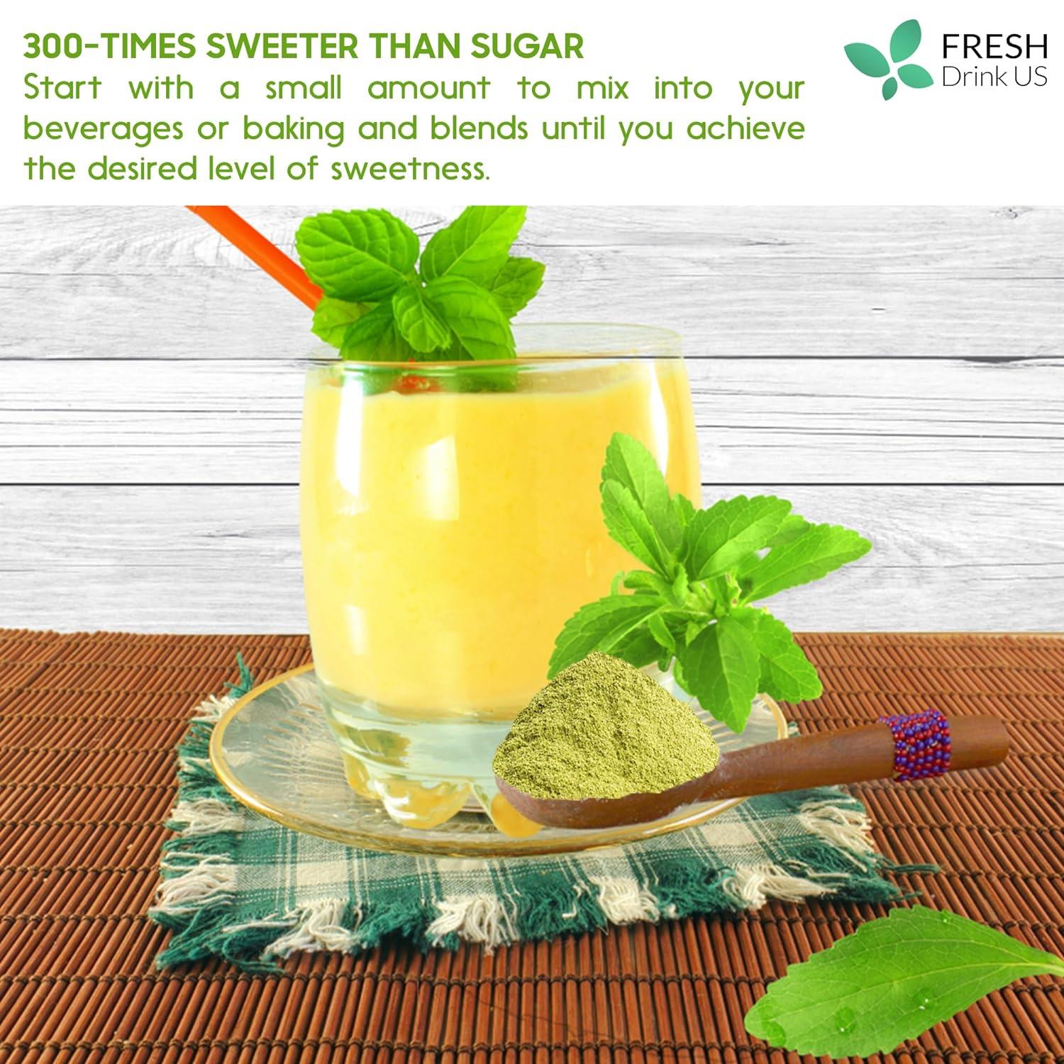 Stevia Leaf, Whole Dried Leaves, Tea Bags, Powder, 100% Natural and Pure from Stevia Leaves. Sugar Substitute for Tea, Coffee. Loose Leaf Stevia Herbal Tea. Zero Calorie Sweetener. No Sugar, No Caffeine, No Gluten, Vegan. | Tea | Wiccan Center