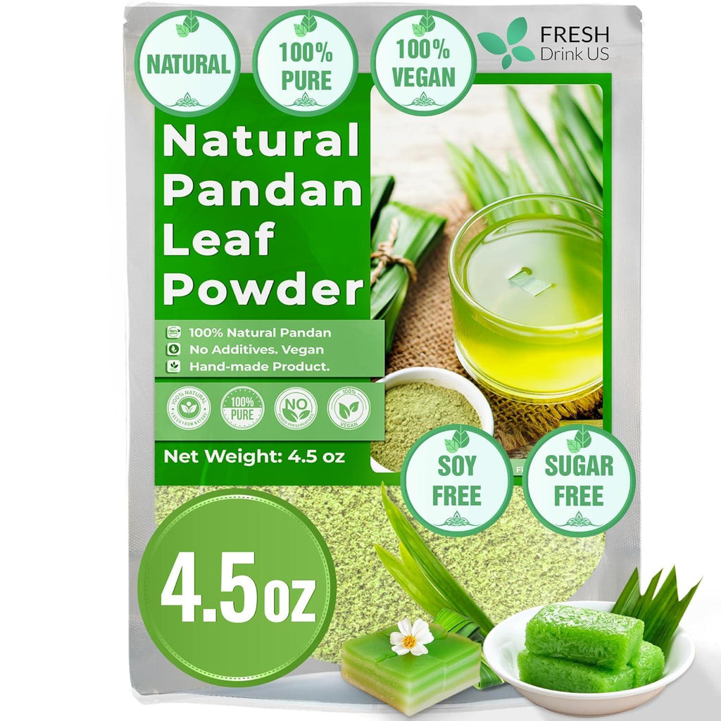 Natural Pandan Leaves Dried, Pandan Leaf Powder, 100% Pure Dried Pandan Leaves, Pandan Leaf Tea, No Additives, No Caffeine, Vegan | Tea | Wiccan Center