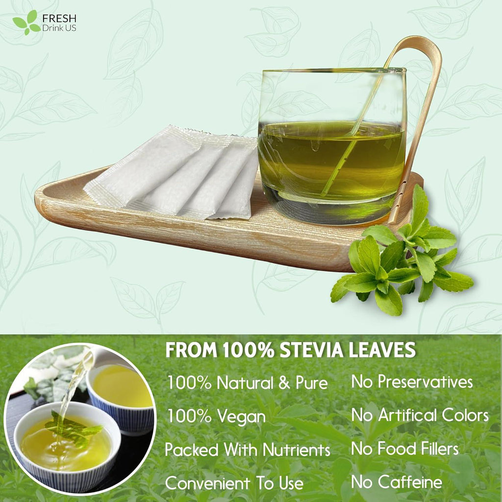 Stevia Leaf, Whole Dried Leaves, Tea Bags, Powder, 100% Natural and Pure from Stevia Leaves. Sugar Substitute for Tea, Coffee. Loose Leaf Stevia Herbal Tea. Zero Calorie Sweetener. No Sugar, No Caffeine, No Gluten, Vegan. | Tea | Wiccan Center