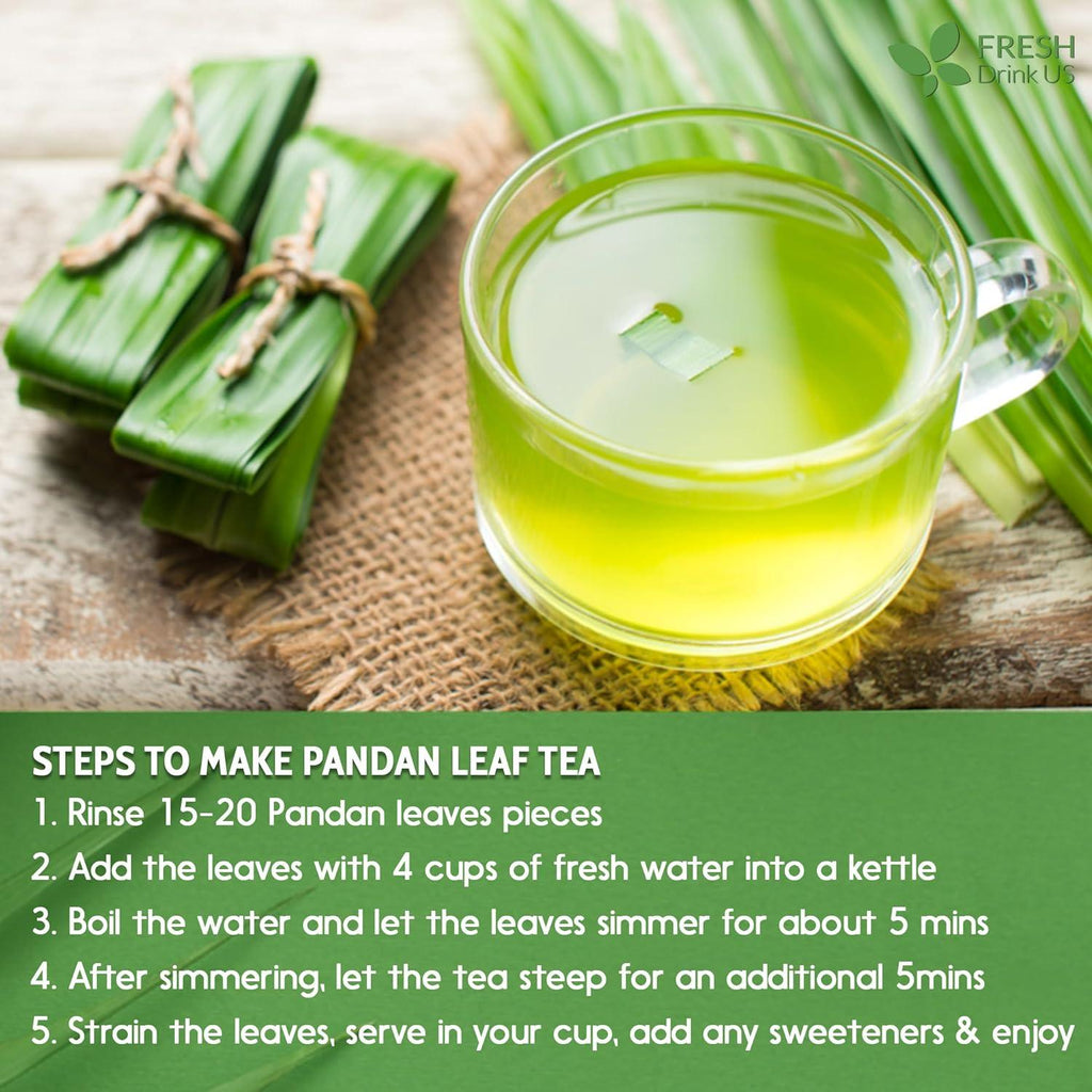 Natural Pandan Leaves Dried, Pandan Leaf Powder, 100% Pure Dried Pandan Leaves, Pandan Leaf Tea, No Additives, No Caffeine, Vegan | Tea | Wiccan Center