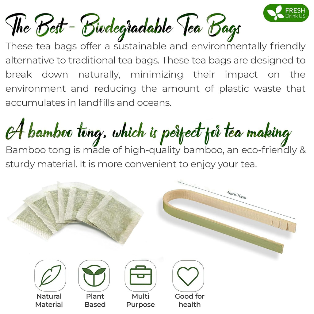 Premium Papaya Leaf Tea Bags, Made with Natural Material Tea Bags. No Sugar, No Caffeine, No Gluten, Vegan. | Tea | Wiccan Center