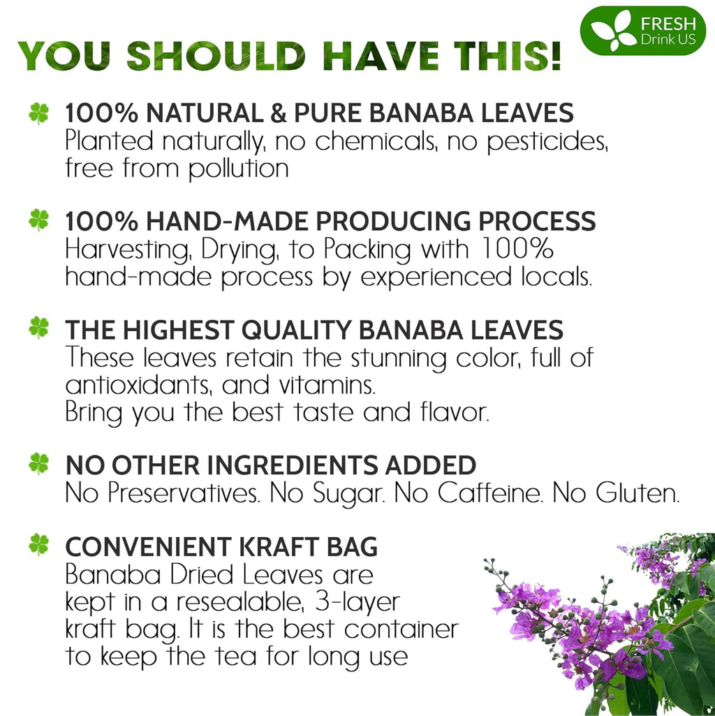 Premium Banaba Dried Leaves | Tea | Wiccan Center