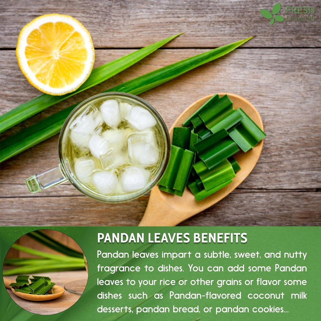 Natural Pandan Leaves Dried, Pandan Leaf Powder, 100% Pure Dried Pandan Leaves, Pandan Leaf Tea, No Additives, No Caffeine, Vegan | Tea | Wiccan Center
