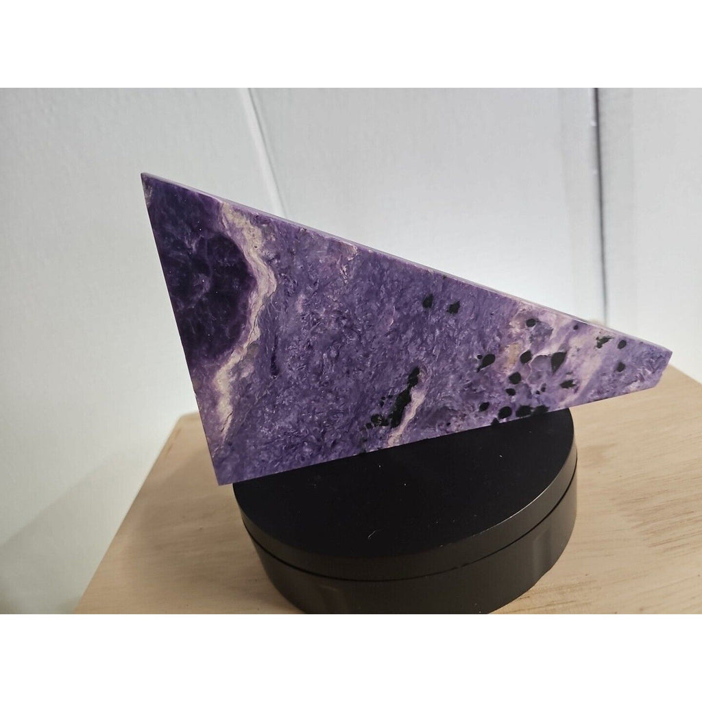 Rare Purple Charoite Crystal Slices — 300g from Russia | CrystalCloud Company | Mineral Specimens | Wiccan Center