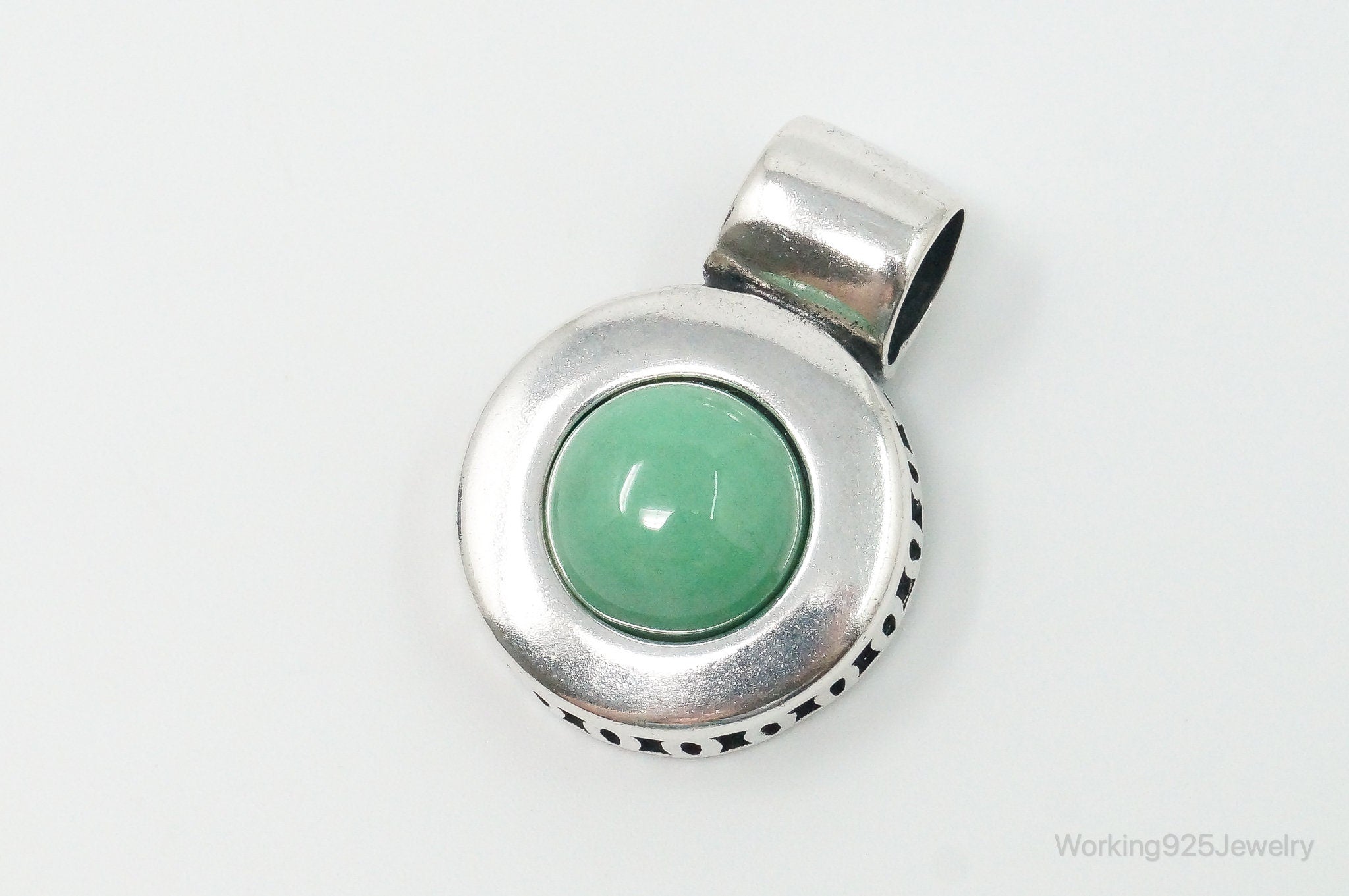 Vintage Designer Carolyn Pollack Relios Turquoise Sterling Silver Pendant | Jewelry > Necklaces > Pendants | Wiccan Center