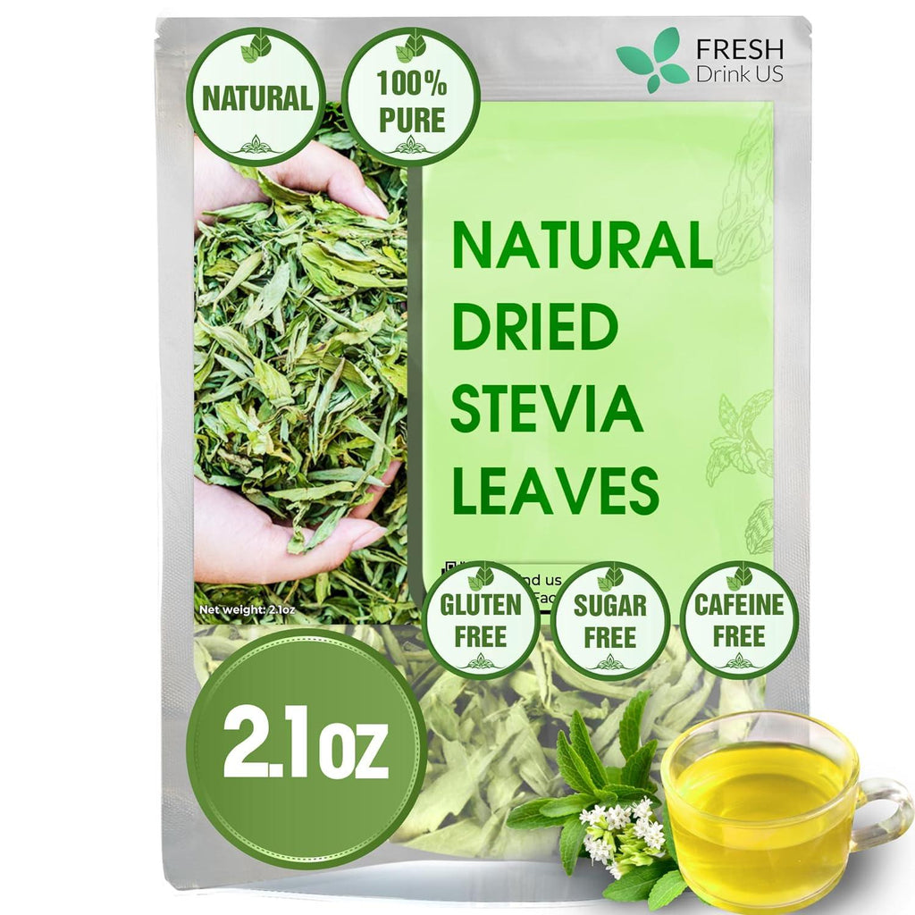 Stevia Leaf, Whole Dried Leaves, Tea Bags, Powder, 100% Natural and Pure from Stevia Leaves. Sugar Substitute for Tea, Coffee. Loose Leaf Stevia Herbal Tea. Zero Calorie Sweetener. No Sugar, No Caffeine, No Gluten, Vegan. | Tea | Wiccan Center