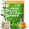 Premium Lemon Balm Leaf Tea Bags, 100% Natural & Pure from Lemon Balm Leaves. Loose Leaf Lemon Balm Herbal Tea. Lemon Balm Leaf Tea. No Sugar, No Caffeine, No Gluten, Vegan. | Tea | Wiccan Center