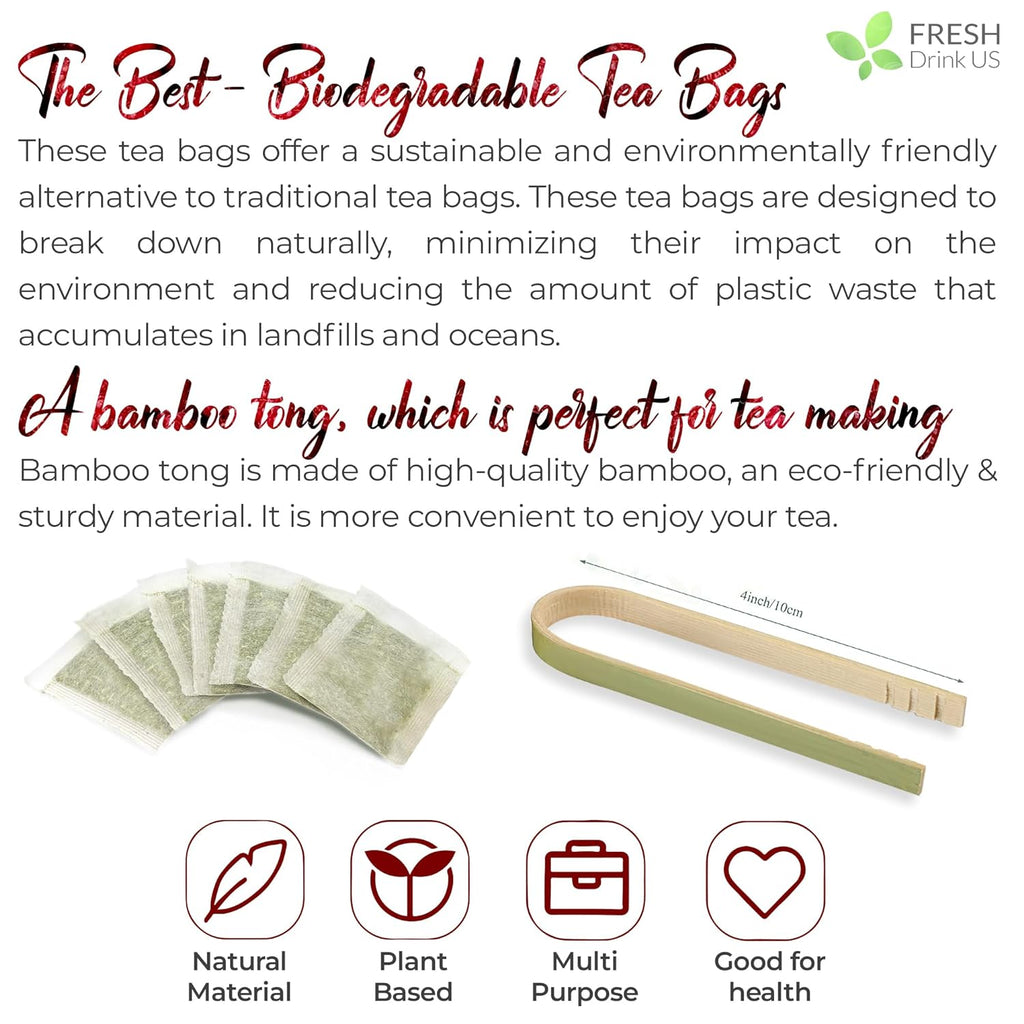 Raspberry Leaf Tea Bags, 100% Natural & Pure from Raspberry Leaves. Loose Leaf Raspberry Herbal Tea, Made with Natural Material Tea Bags, Raspberry Leaf Tea. No Sugar, No Caffeine, No Gluten, Vegan. | Tea | Wiccan Center