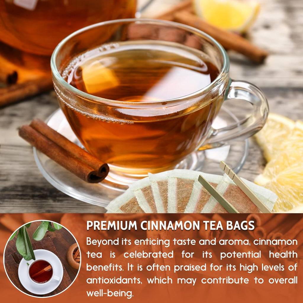 Pure Cinnamon Tea, 100% Natural & Pure Cinnamon. Cinnamon Herbal Tea. Cinnamon Stick Herbal Spice Tea. No Sugar, No Caffeine, No Gluten, Vegan. | Tea | Wiccan Center