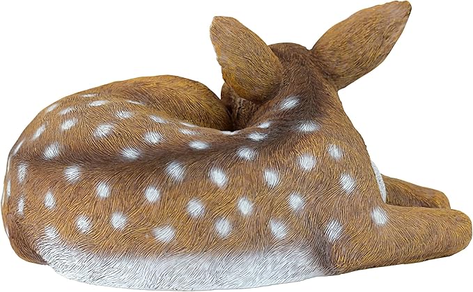 Design Toscano Hershel, the Forest Fawn Baby Deer Statue | Outdoor Statues | Wiccan Center