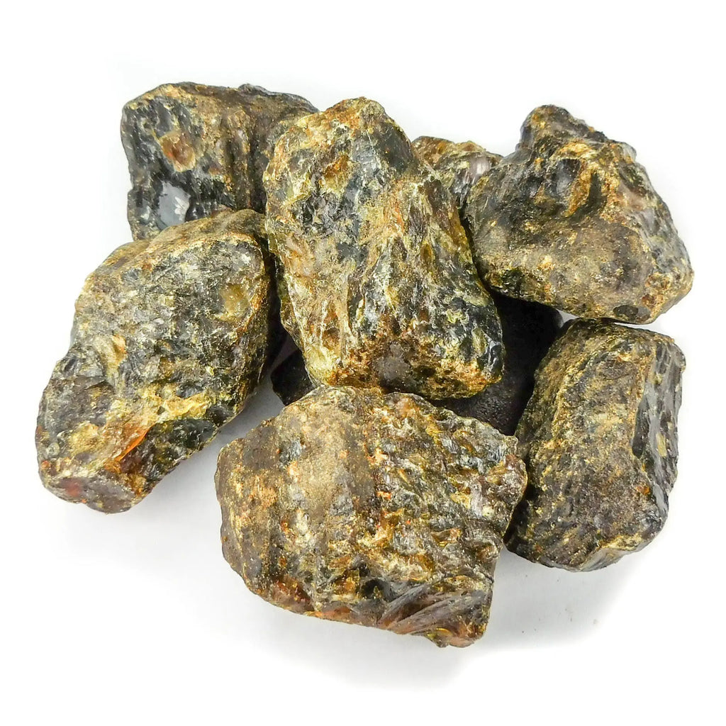 Black Amber Fossilized Tree Resin Mixed Sizes Rough Raw Stones (By The Piece or Pound)(UV Reactive) Wholesale | Home & Living > Home Decor > Home Accents > Rocks & Geodes | Wiccan Center