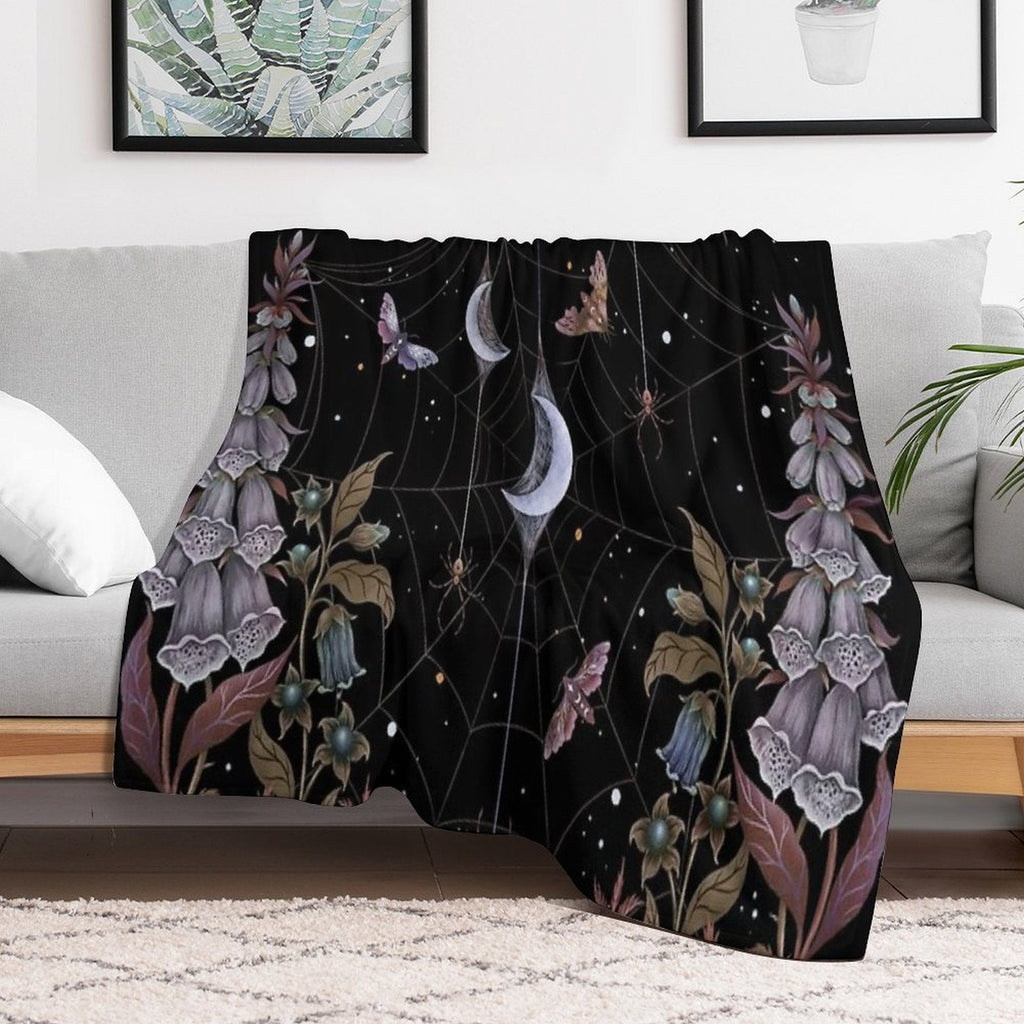 Witch Garden Shrink-resistant Throw Blanket