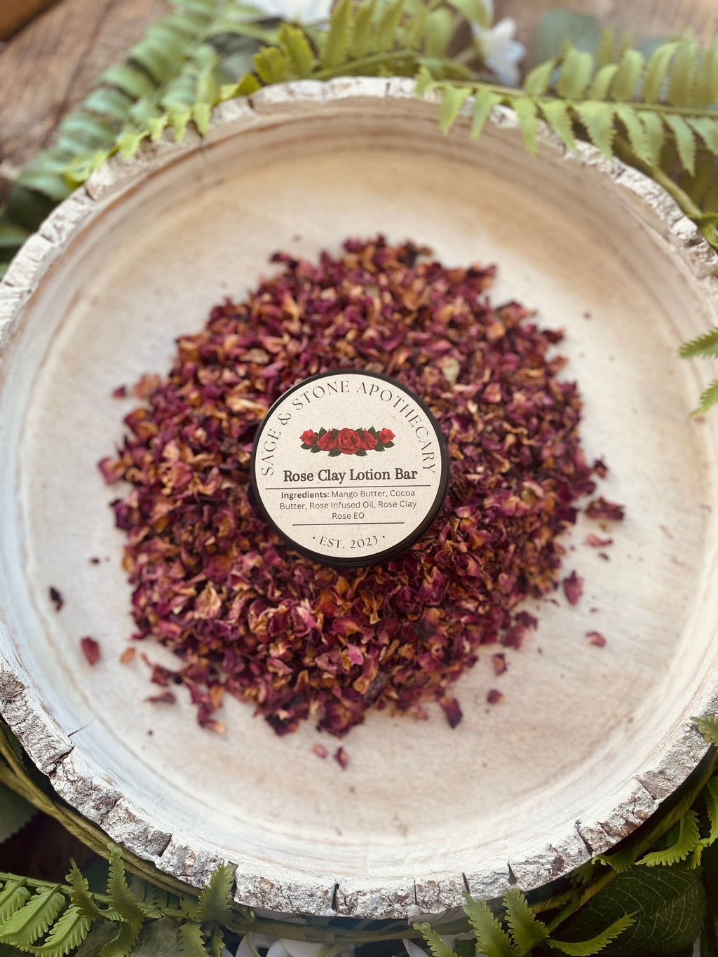 Rose Clay Lotion Bar | | Wiccan Center