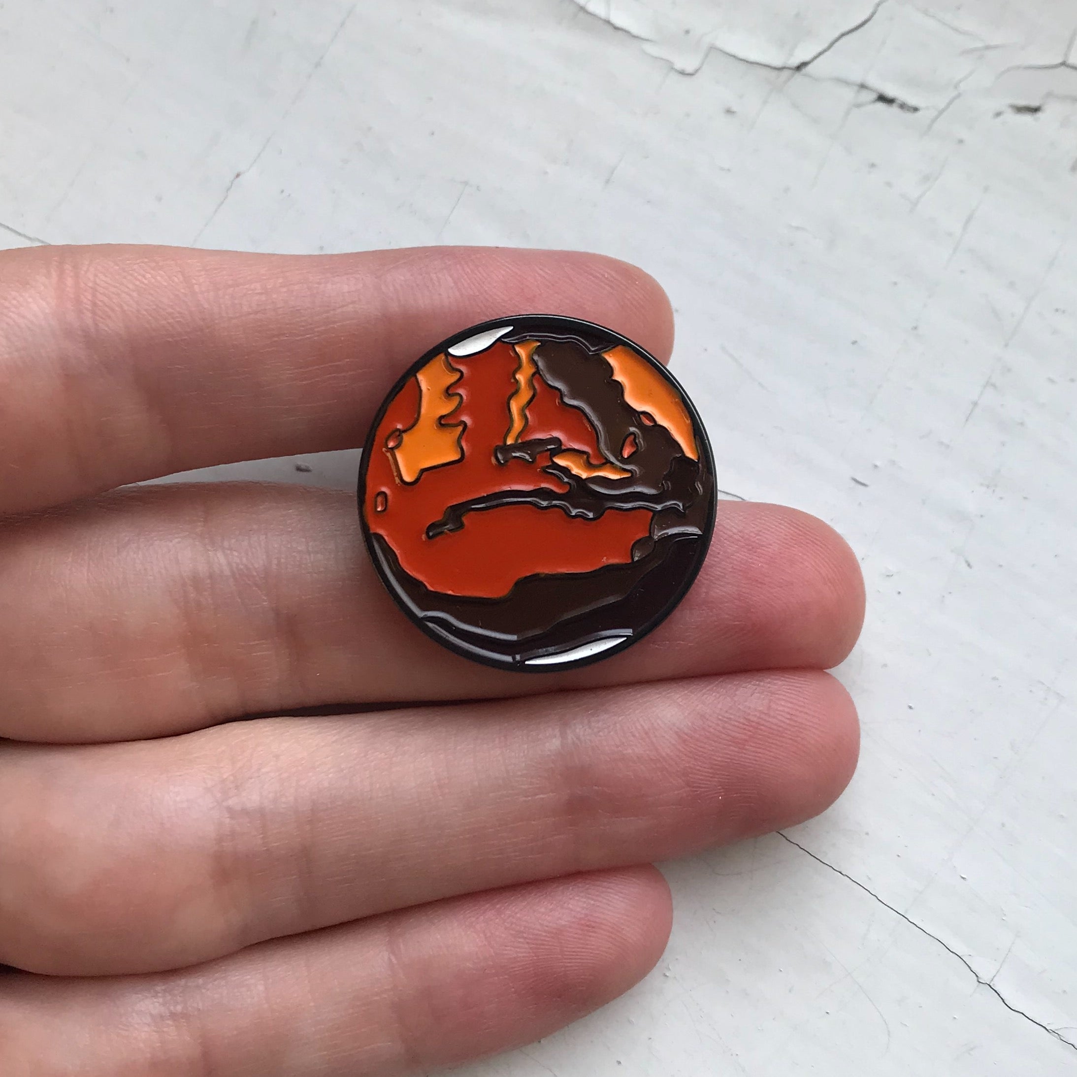 Mars Enamel Pin | Enamel Pin | Wiccan Center