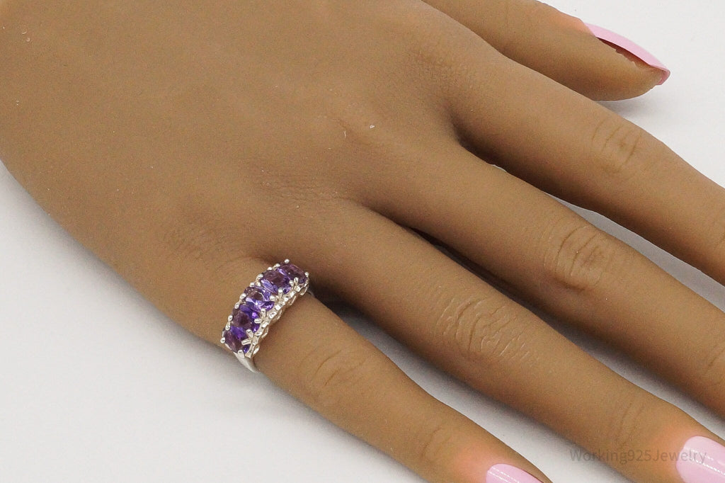 Vintage CNA Amethyst Sterling Silver Ring - Size 4.75 | Jewelry > Rings | Wiccan Center