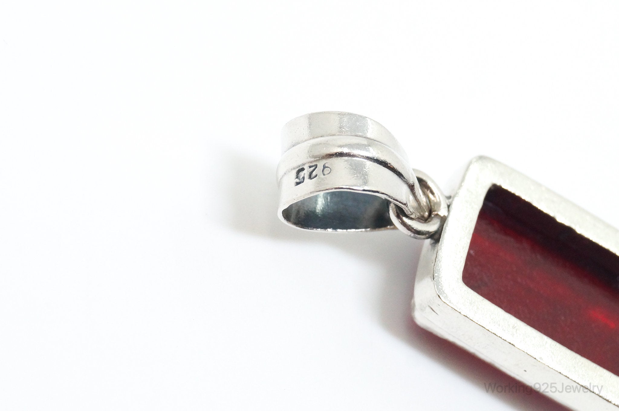 Vintage Dichroic Glass Sterling Silver Necklace Pendant | Jewelry > Necklaces > Pendants | Wiccan Center