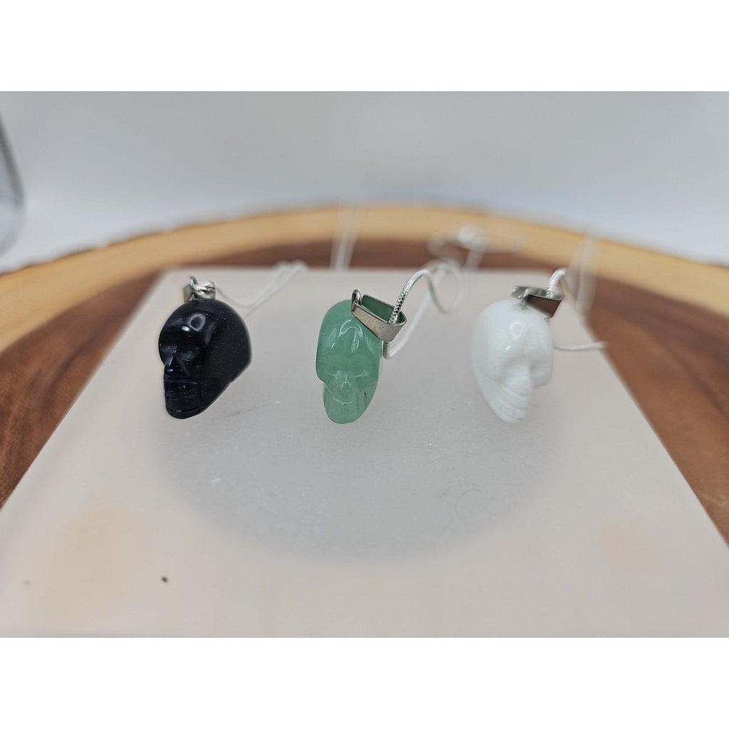Set Of 3 Shull Pendants W/sterling Silver Chain