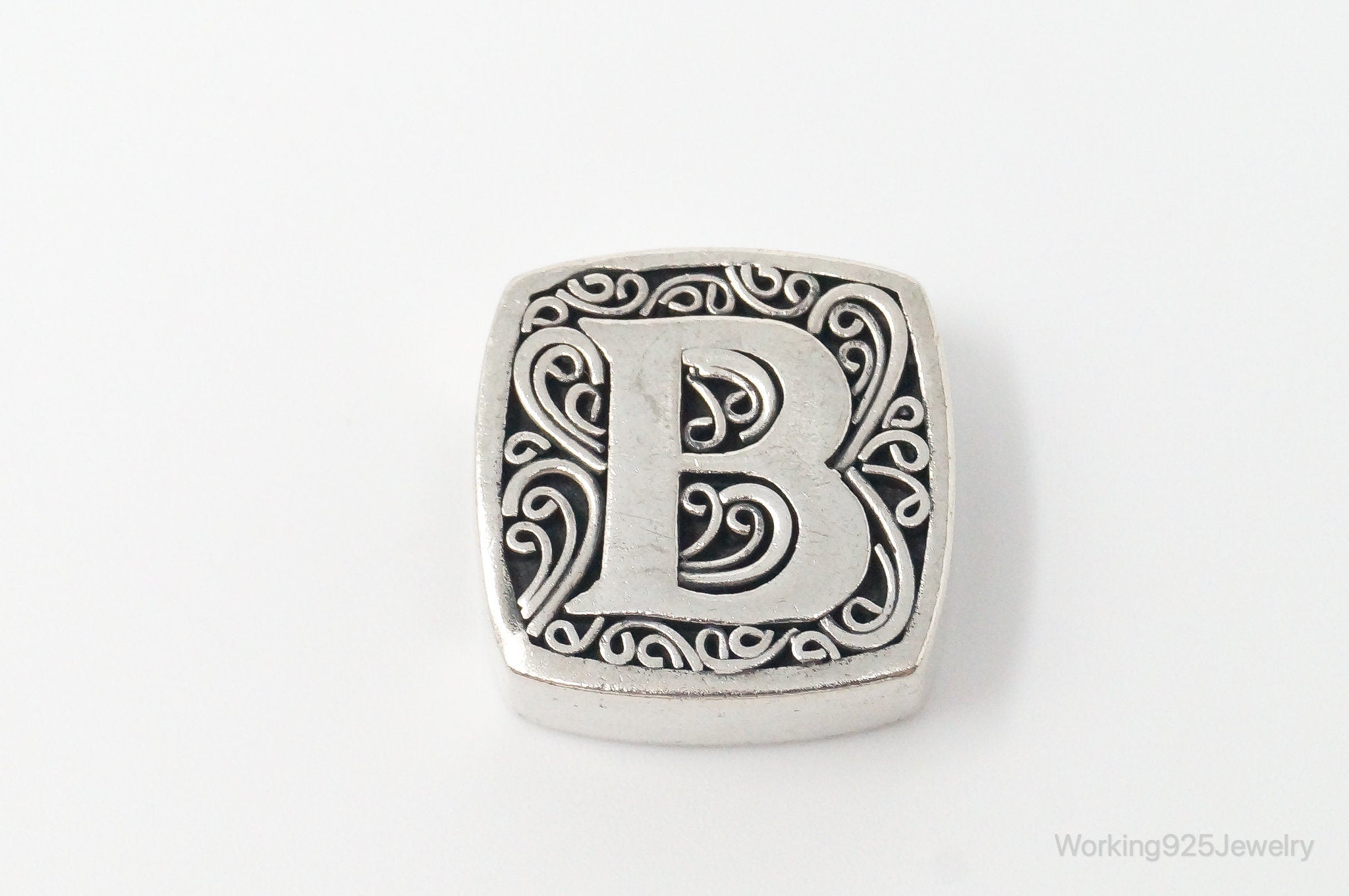 Designer Lori Bonn Initial B Necklace Pendant Charm Sterling Silver | Jewelry > Necklaces > Pendants | Wiccan Center