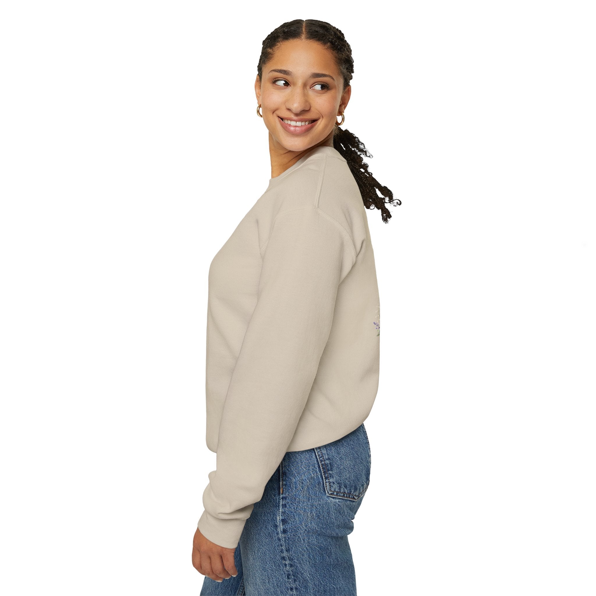 LOVE Crystal Letter Design | Sweatshirt | Wiccan Center