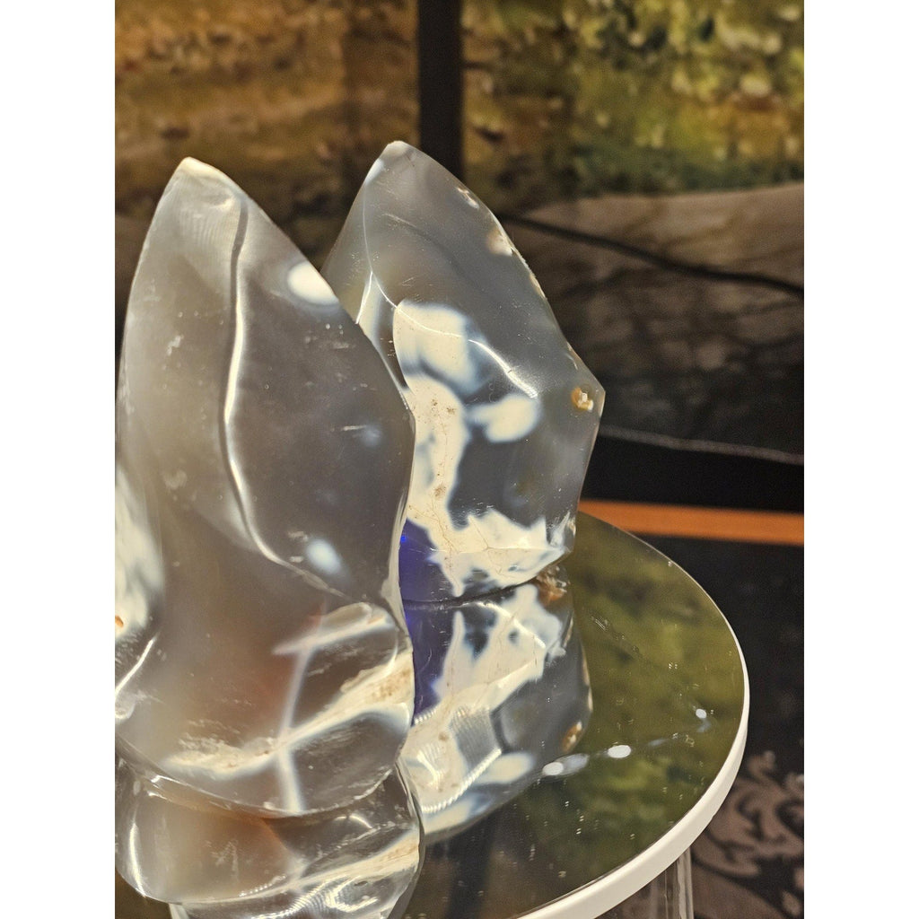 1 pair Orca flame stones