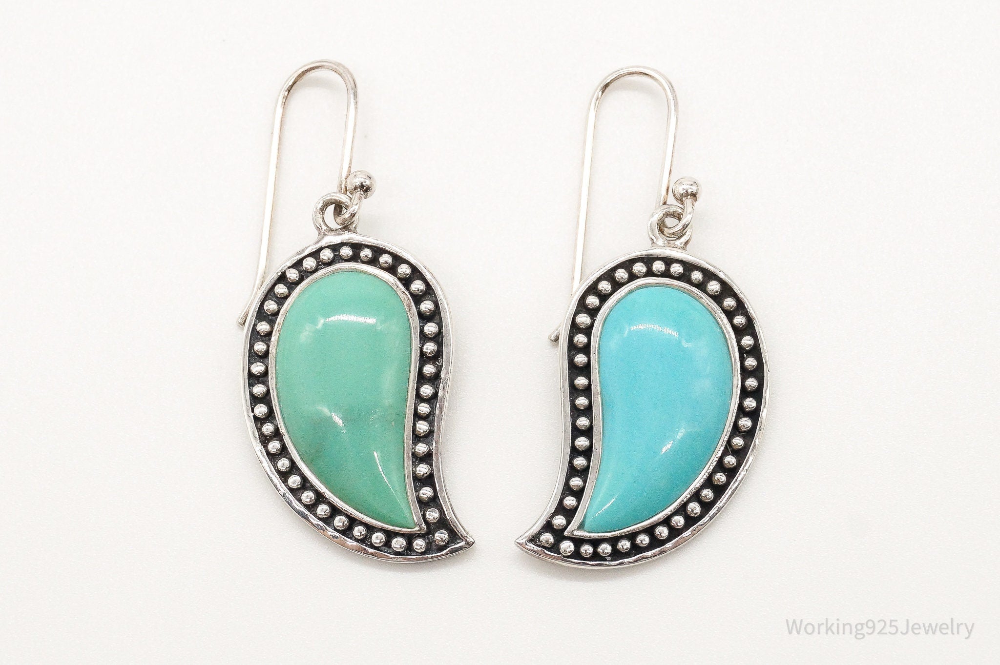 Designer SX Turquoise Sterling Silver Earrings | Jewelry > Earrings | Wiccan Center