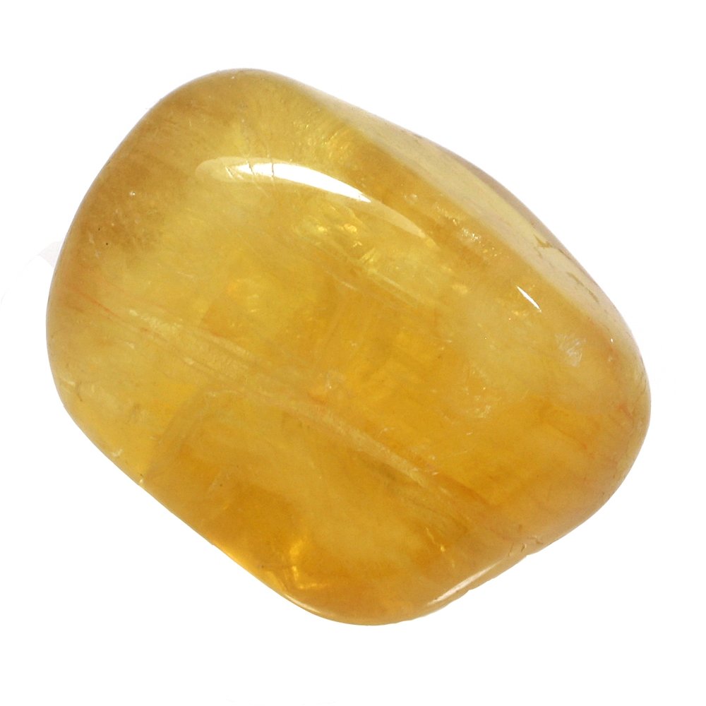 Fluorite Yellow | Tumbled Gemstone | Wiccan Center