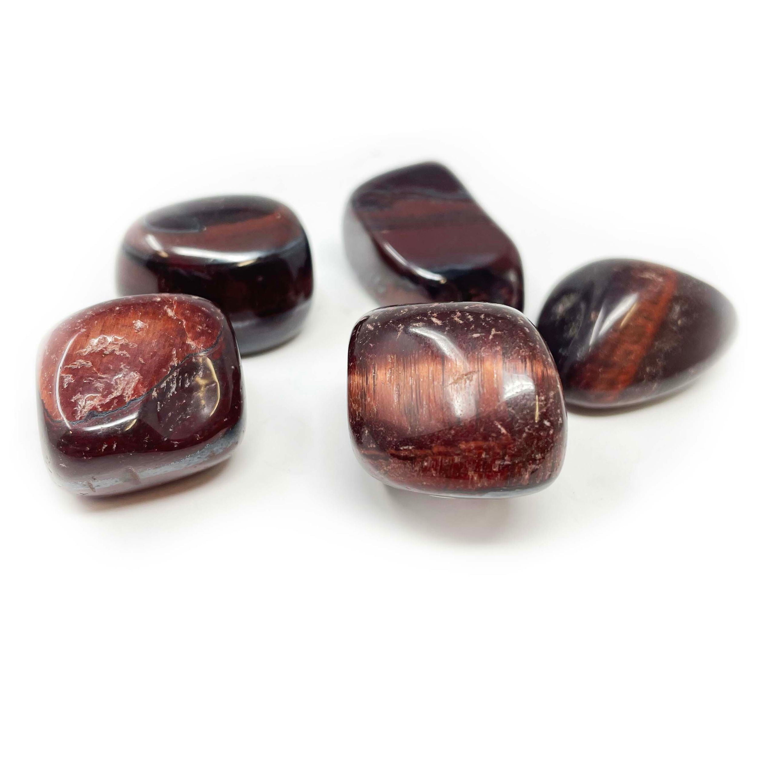 Tumbled Red Tigers Eye (Singles) | Crystals & Minerals > Specimens | Wiccan Center