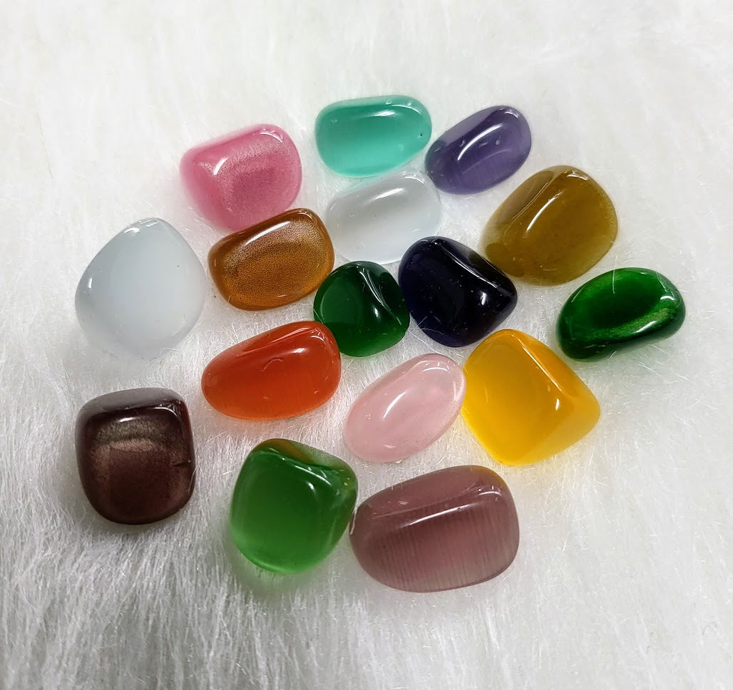Cats Eye Small | Tumbled Gemstone | Wiccan Center