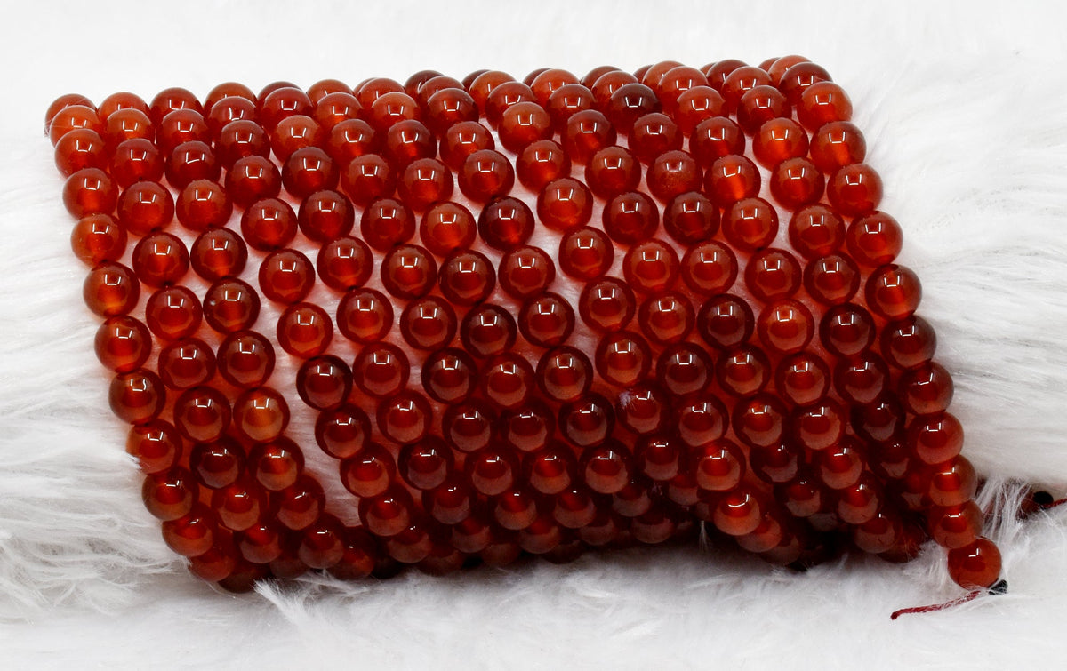 Red Onyx Beads, Natural Round Crystal Beads 4mm to 12mm | | Wiccan Center