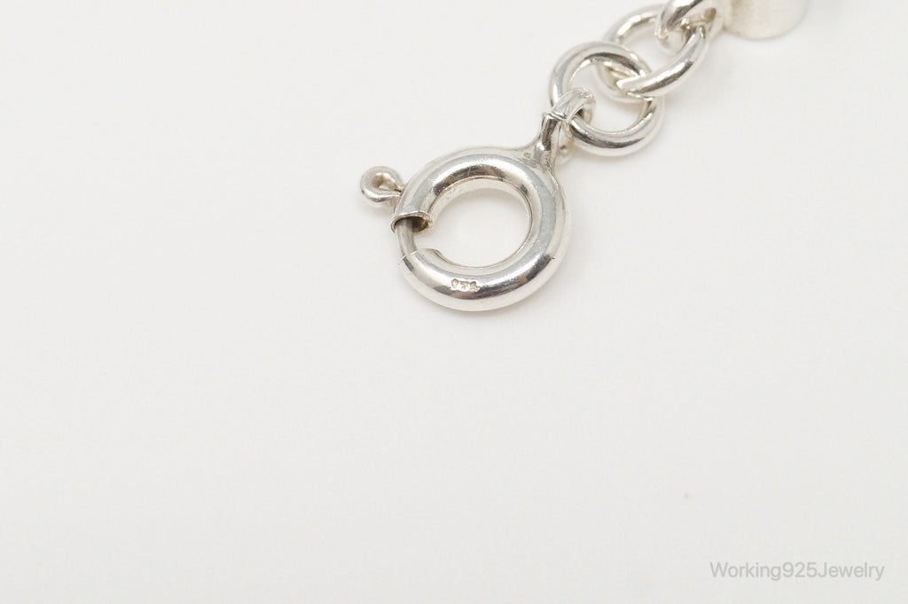 Vintage Modernist Style Garnet Sterling Silver Necklace | Jewelry > Necklaces > Pendants | Wiccan Center