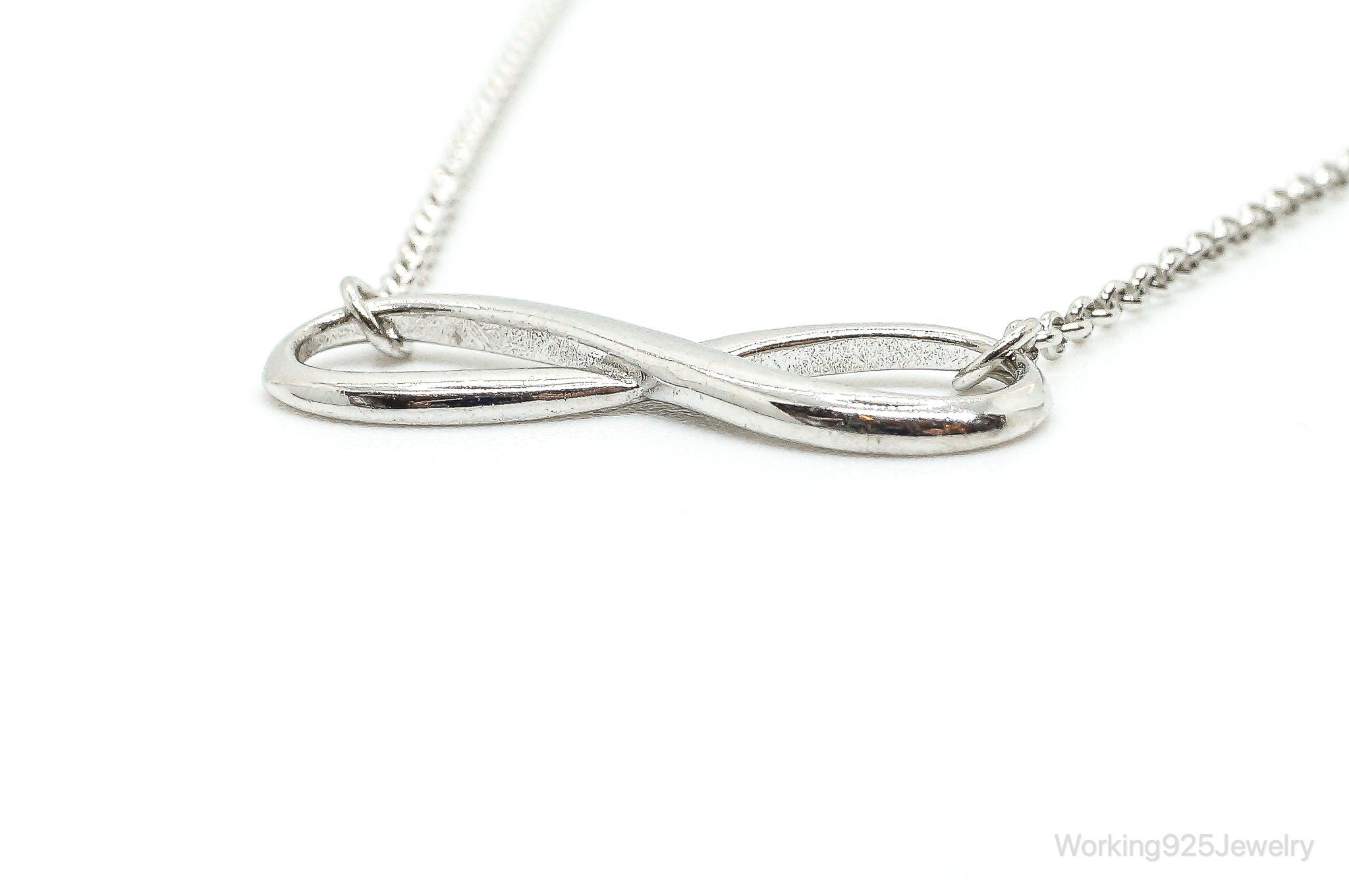 Vintage Infinity Symbol Sterling Silver Necklace | Jewelry > Necklaces > Pendants | Wiccan Center