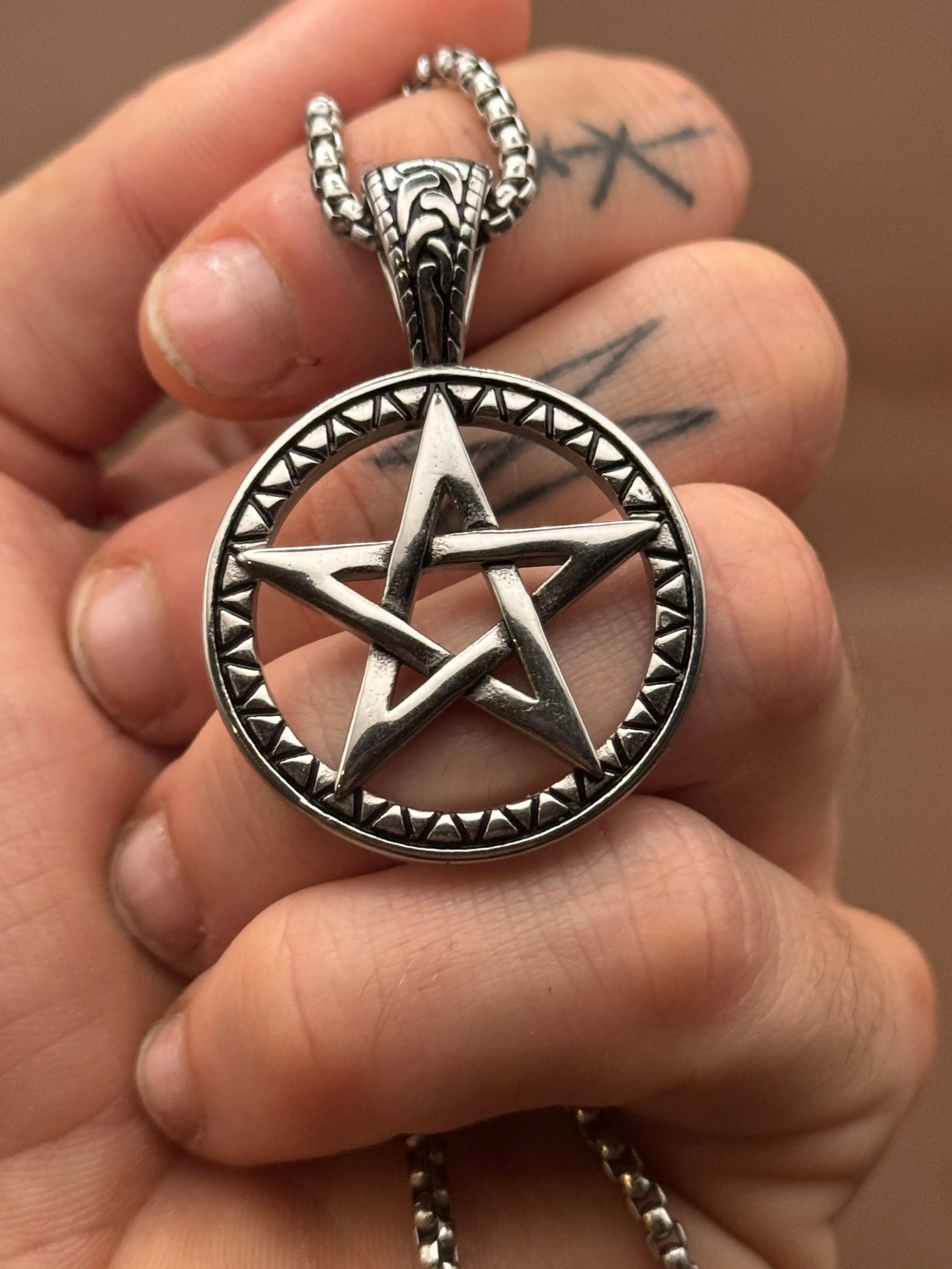 Modern Pentacle Necklace | Jewelry | Wiccan Center
