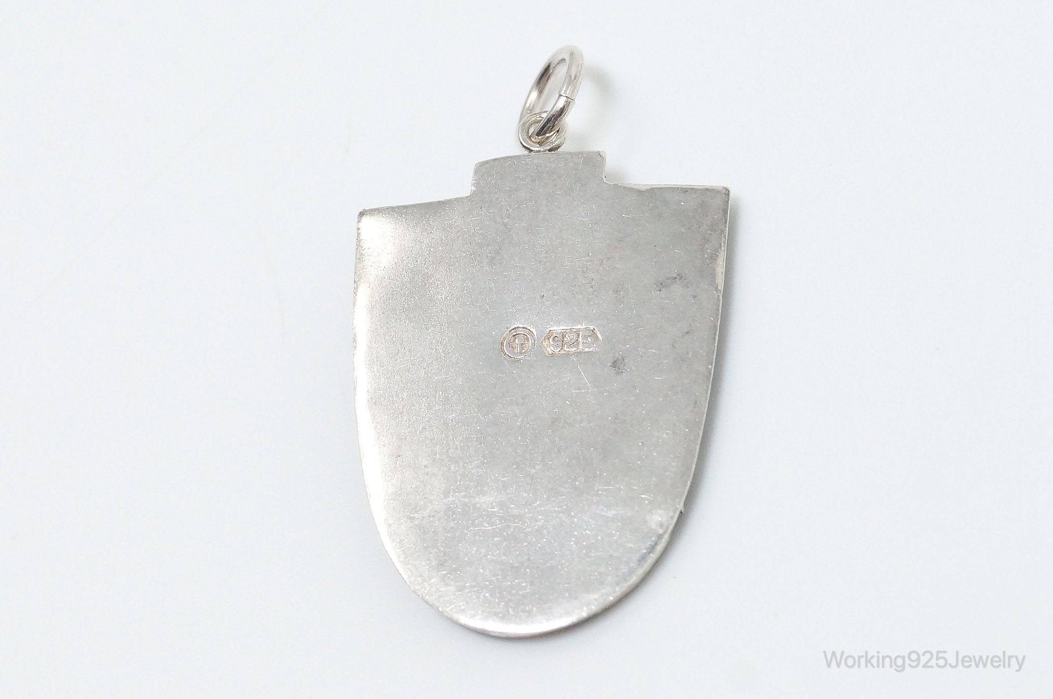 Vintage Aztec Style Mask Tribal Sterling Silver Necklace Pendant | Jewelry > Necklaces > Pendants | Wiccan Center