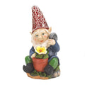 GARDENING GNOME SOLAR STATUE | Full Catalog | Wiccan Center