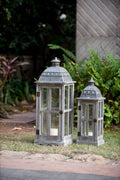 Wooden Candle Lantern Decorative Set for Indoor and Outdoor Use | Lanterns | Wiccan Center