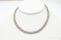 Antique Rhinestone Sterling Silver Necklace 14" | Jewelry > Necklaces > Pendants | Wiccan Center