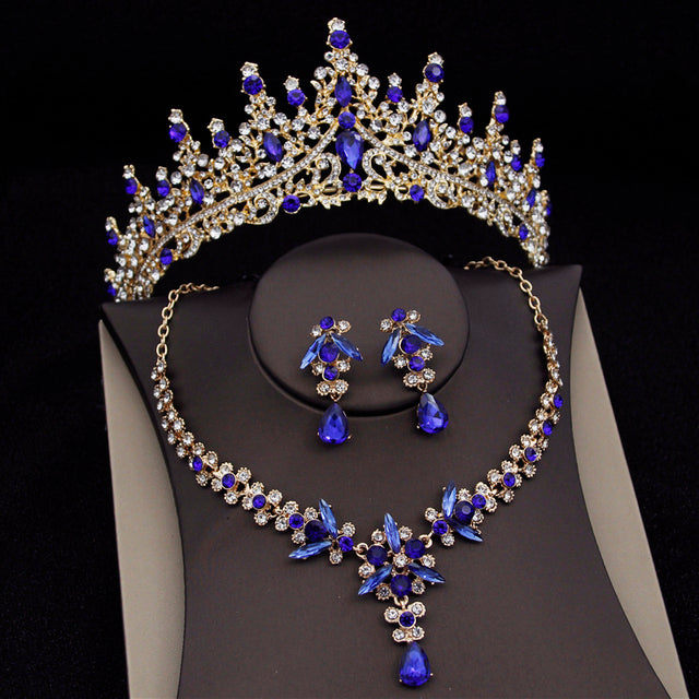 Royal Queen Bridal Jewelry Sets For Women Luxury Tiaras Crow | 0 | Wiccan Center