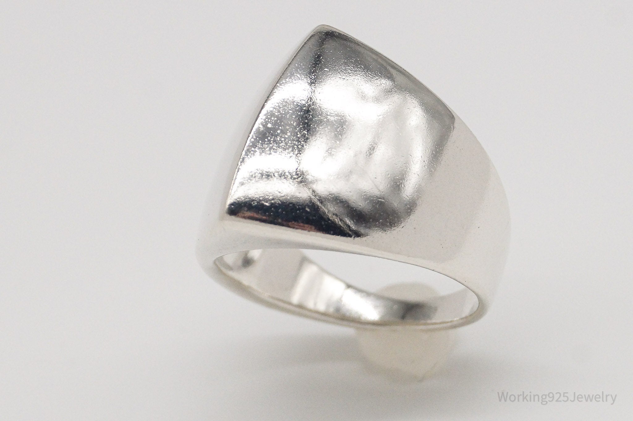 Vintage Modernist Style 950 Silver Ring - Size 10 | Jewelry > Rings | Wiccan Center