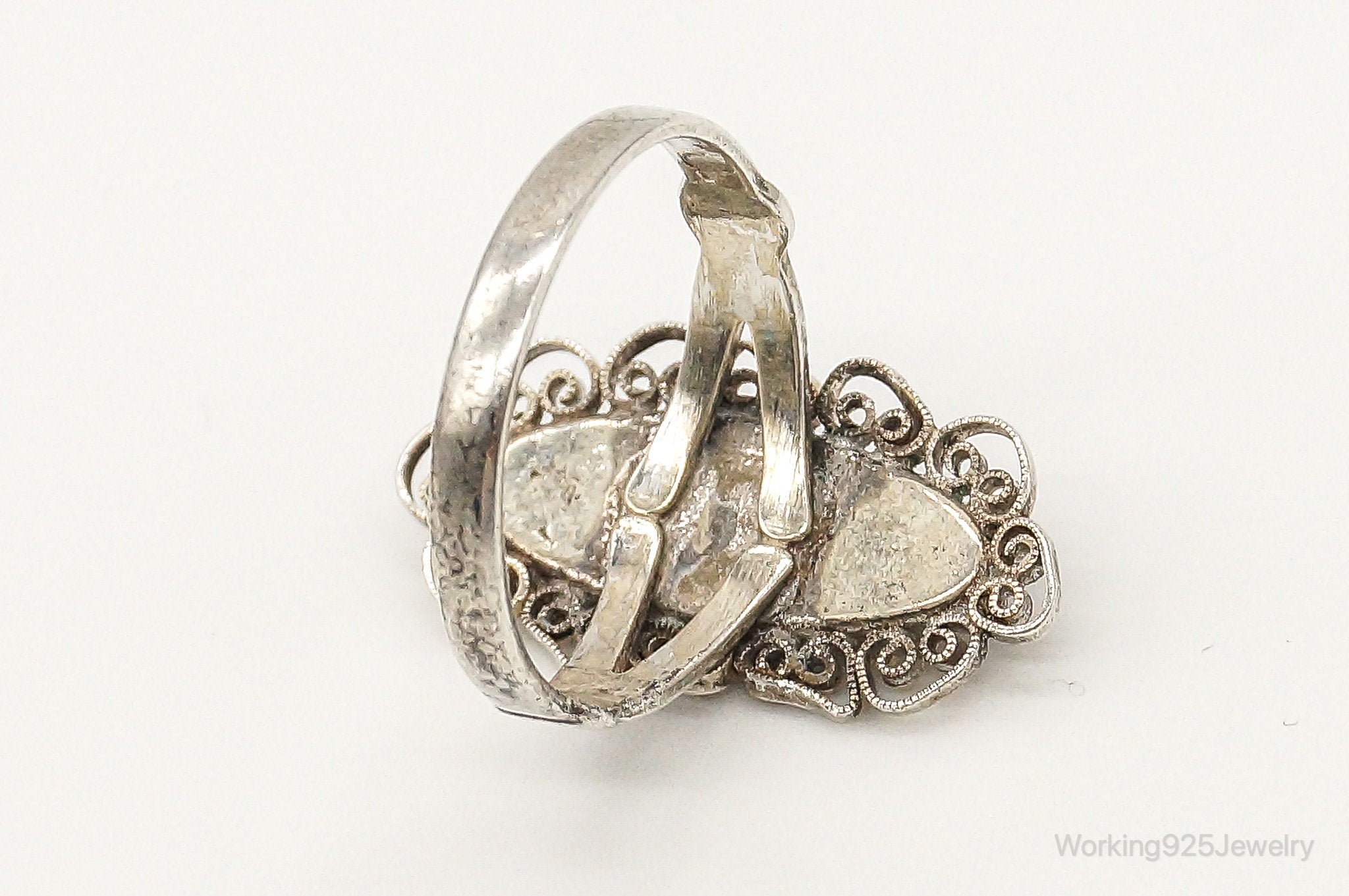 Vintage Native American Paua Abalone Shell Sterling Silver Ring - SZ 6.75 | Jewelry > Rings | Wiccan Center