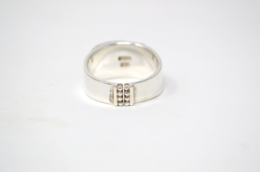Vintage Designer Sajen Gold Druzy Sterling Silver Adjustable Ring - Size 10 | Jewelry > Rings | Wiccan Center