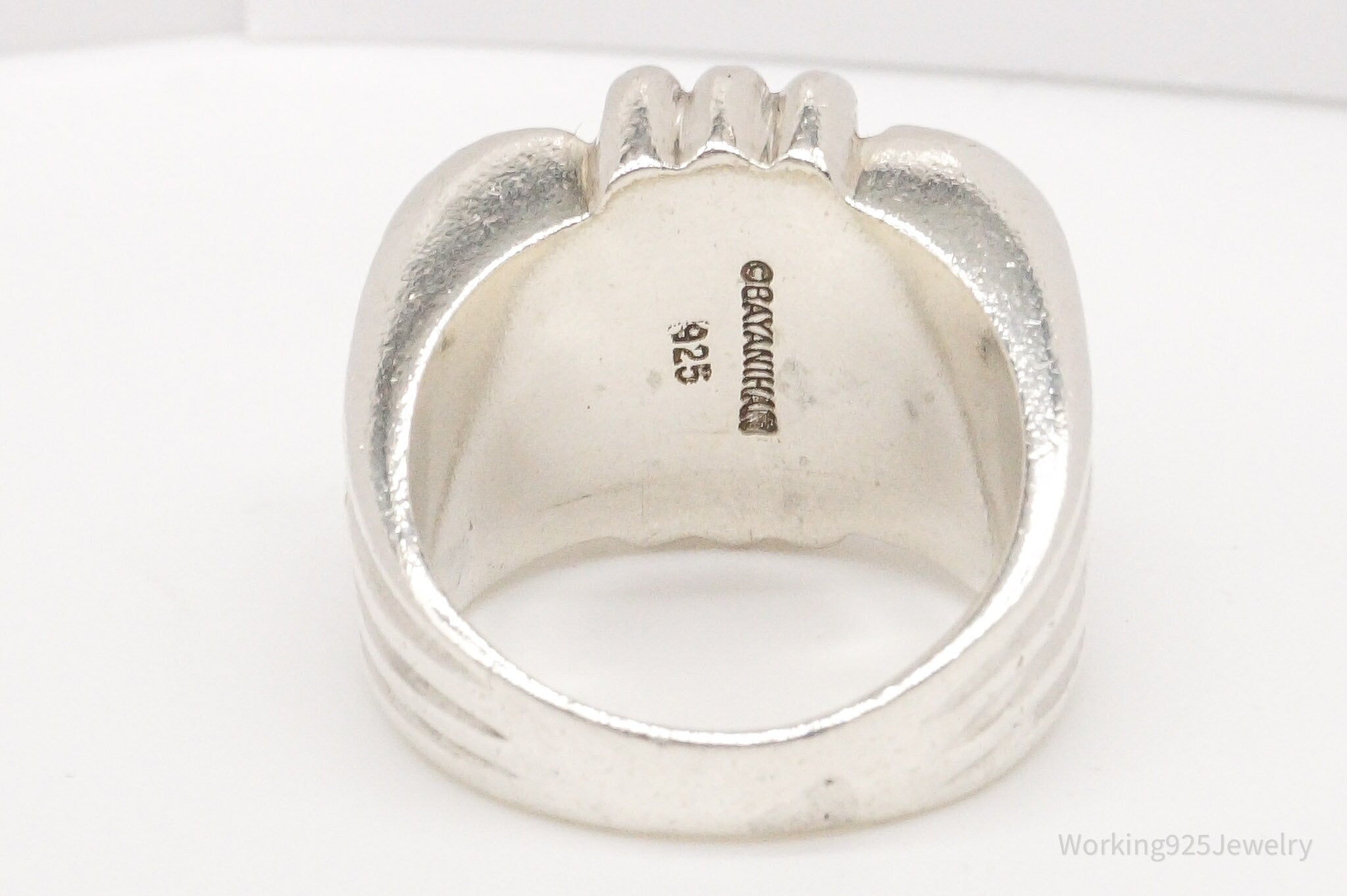 Vintage Rare Bayanihan Modernist Sterling Silver Ring - Size 6.25 | Jewelry > Rings | Wiccan Center