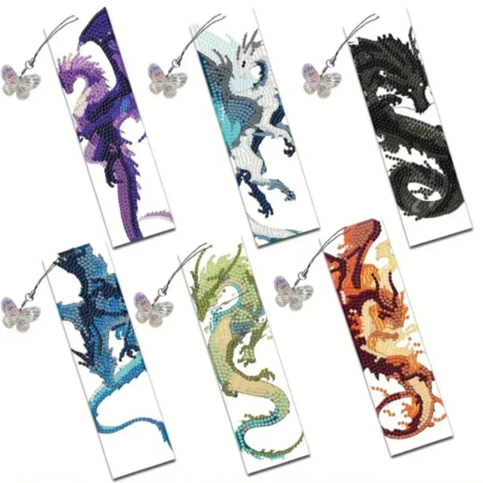 Dragon Diamond Art Bookmarks