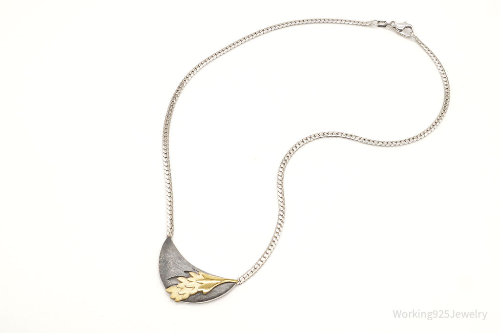 Vintage Gold Vermeil Sterling Silver Necklace 15" | Jewelry > Necklaces > Pendants | Wiccan Center