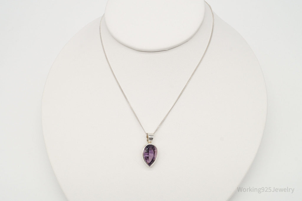 Vintage Amethyst Sterling Silver Chain Necklace | Jewelry > Necklaces > Pendants | Wiccan Center
