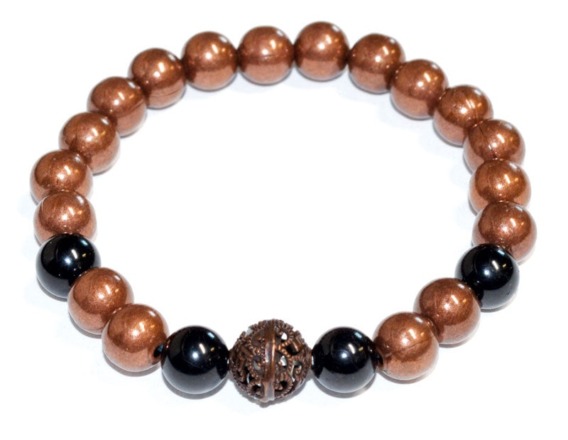 Copper w/ass't stones bracelet 8 | Jewelry-Bracelet | Wiccan Center