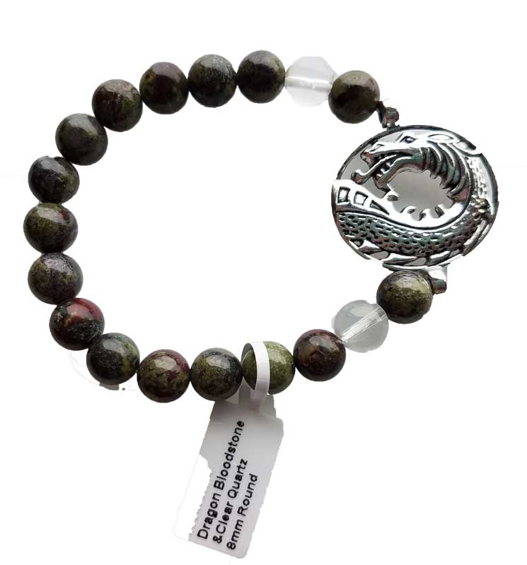 Dragon Bloodstone & Dragon Bracelet | Jewelry-Bracelet | Wiccan Center