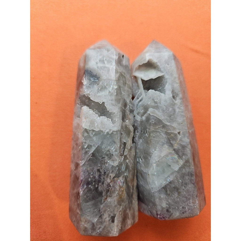 Fluorite Crystal Towers 1 Pair .56lb